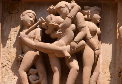 Khajuraho erotica in Madhya Pradesh, India